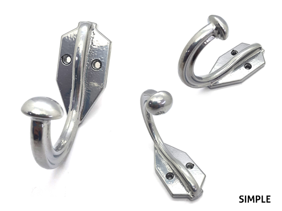 Perchas de Aluminio Rústicaso