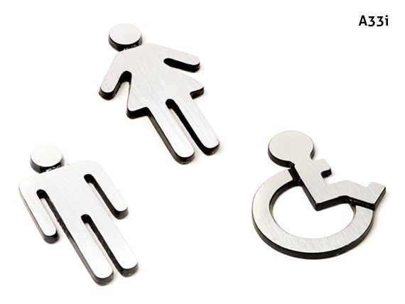 PLACAS DE ALUMINIO EN SOBRERELIEVE AUTOADHESIVAS PARA SEÑALIZACIÓN